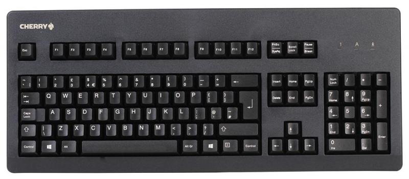 Cherry G80-3000 Mechanical USB Wired Keyboard, Black Switches