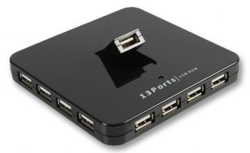 Pro Signal 13 Port USB 2.0 Hub - Mains Powered