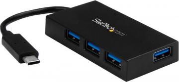 StarTech 4 Port USB 3.0 Powered Hub, USB-C to 4x USB-A