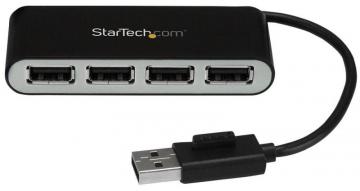 StarTech 4 Port Portable USB 2.0 Hub, Bus Powered