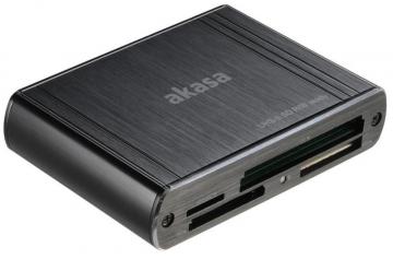 Akasa USB 3.0 Multi Memory Card Reader - UHS-II SD R/W Ready