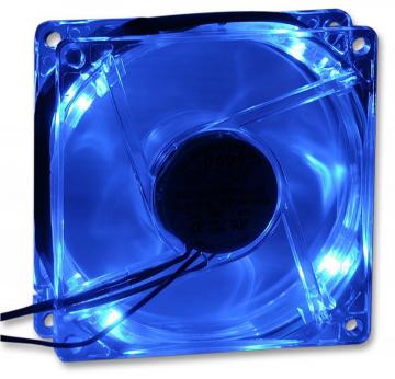 Akasa Blue LED PC Case Fan - 80mm