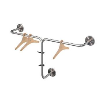Rizz Fixed coat rack The Tripod stainless steel