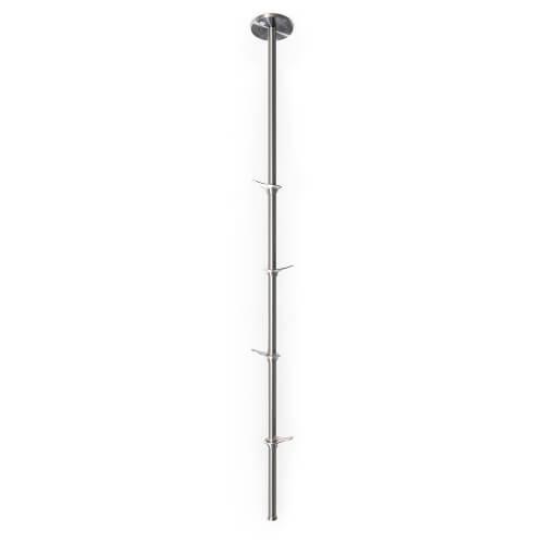 Rizz Fixed coat rack Top down stainless steel