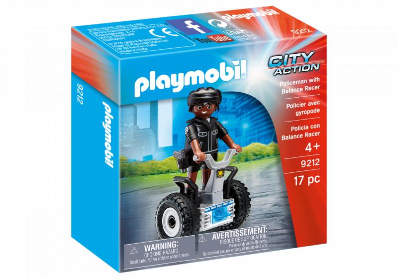 Playmobil 9212 Policeman with Balance Racer