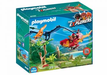 Playmobil 9430 Adventure Copter with Pterodactyl