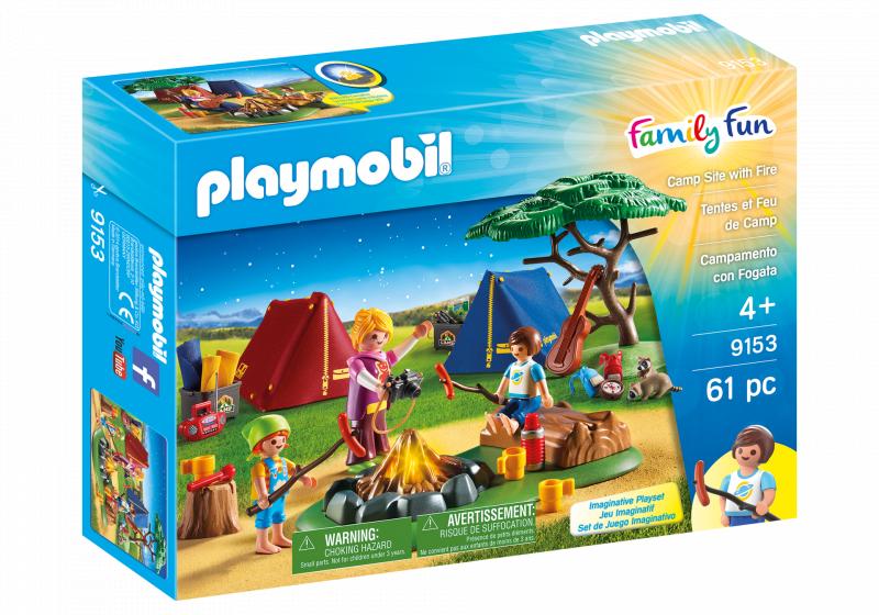 Playmobil 9153 Camp Site with Fire