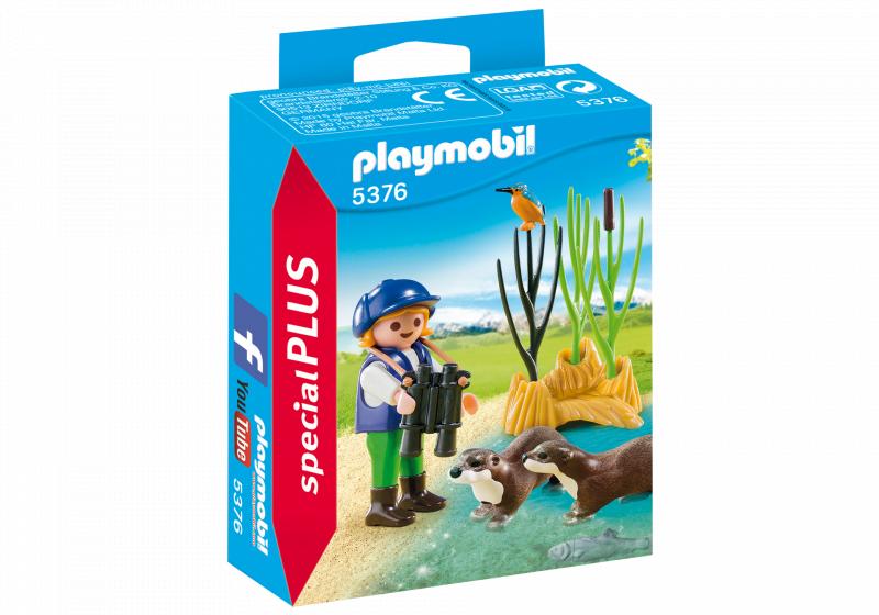Playmobil 5376 Young Explorer with Otters