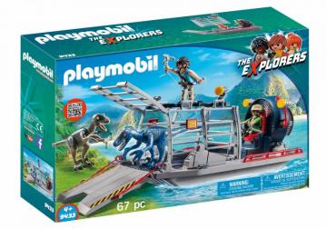 Playmobil 9433 Enemy Airboat with Raptors