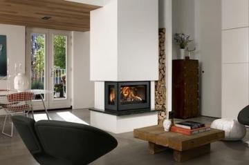 Barbas Unilux-6 265 Left/Right wood-burning fire