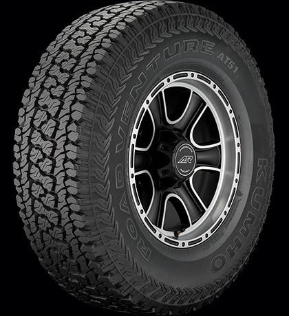 Kumho Road Venture AT51 Tire LT33X12.5R15
