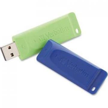 Verbatim 32GB Store 'n' Go USB Flash Drive - 2-pack - Blue, Green