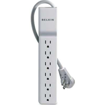 Belkin 6-Outlet Surge Protector Rotating Plug, 8 ft. Cord