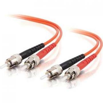 C2G 6m ST-ST 62.5/125 OM1 Duplex Multimode PVC Fiber Optic Cable - Orange