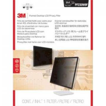 3M Privacy Filter 23" Widescreen Framed Black DT Display
