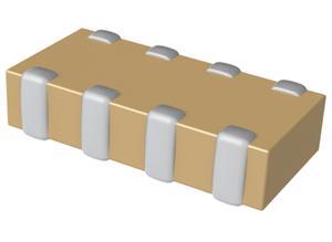 Kemet SMD ceramic capacitor array, 0.1 µF, 16 V, SMD