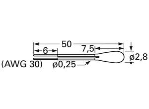 Epcos NTC resistor, 10 kΩ (10K), 3988 K, 60 mW