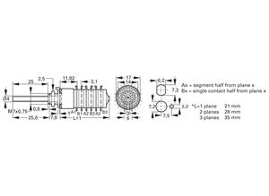 Elma Multistep rotary switch 06-2114