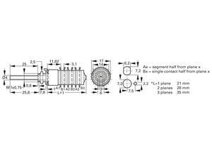 Elma Multistep rotary switch 06-2114
