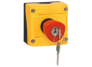 Baco Emergency stop key switch, IP 66 LBX11202