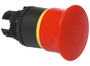 Baco EMERGENCY-OFF impact pushbutton, IP 69K, latching, push-pull release, L22DR01