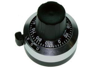 BI Technologies Analogue adjustment knob, 6.35 mm, 10, Plastic