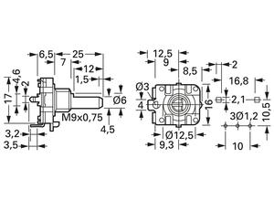 Alps Incremental encoder, 24, 6.0 mm, 5 V, STEC16B03