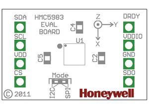 Honeywell Evaluation board, HMC5983-Eval