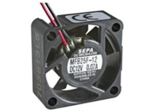 SEPA DC axial fan, 12 V, 25 mm, 25 mm