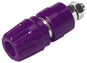 Hirschmann Binding post, 4.0 mm, PKI 10 A, purple
