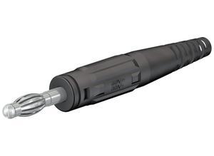 Multi-Contact Ø 4 mm Plug, black