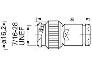 Telegärtner Coaxial plug, TNC, 50 Ω (50R), Straight