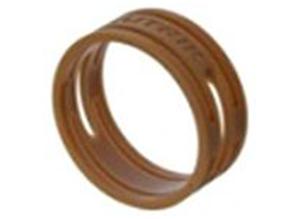 Neutrik Coloured ring, brown, Grilon BG-15 S