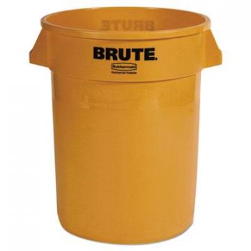 Rubbermaid 2632YEL Commercial Vented Round Brute Container
