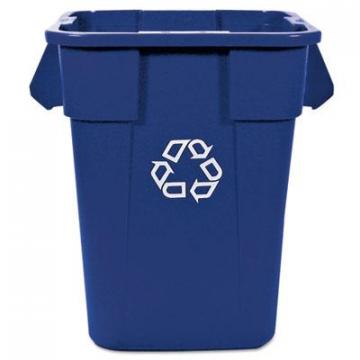 Rubbermaid 353673BLU Commercial Square Brute Recycling Container