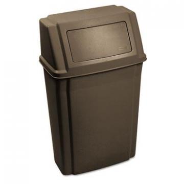 Rubbermaid 7822BRO Commercial Slim Jim Wall-Mounted Container