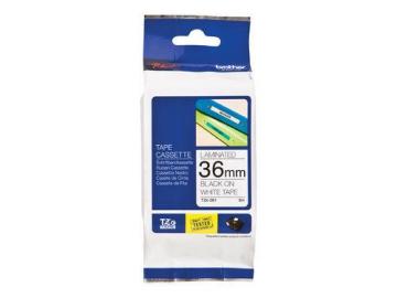 Brother TZe261 36MM (1.4") Black on White Tape for P-Touch 8M (26.2 ft)