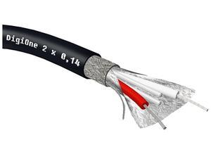 kabeltronik Digital cables, 2 x 0.22 mm², black, 2