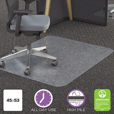 deflecto CM11242PC Clear Polycarbonate All Day Use Chair Mat