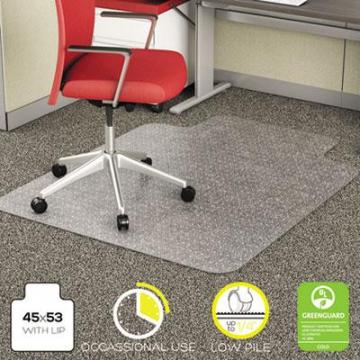 deflecto CM11232 EconoMat Occasional Use Chair Mat for Commercial Flat Pile Carpeting