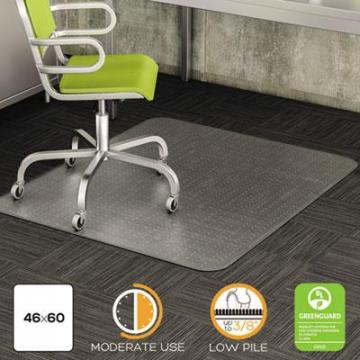 deflecto CM13443F DuraMat Moderate Use Chair Mat for Low Pile Carpeting