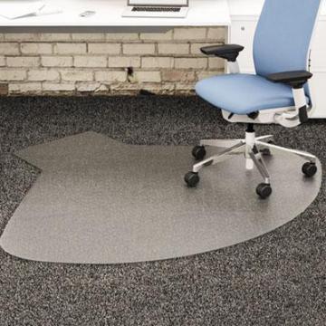 deflecto CM14003K SuperMat Frequent Use Chair Mat for Medium Pile Carpeting
