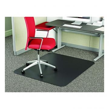 deflecto CM14142BLK SuperMat Frequent Use Chair Mat for Medium Pile Carpeting