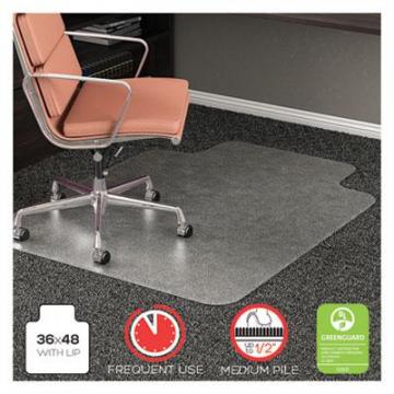 deflecto CM15113 RollaMat Frequent Use Chair Mat for High Pile Carpeting