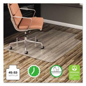 deflecto CM21232COM EconoMat Non-Studded All Day Use Chairmat for Hard Floors