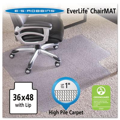 ES Robbins 124054 EverLife Intensive Use Chair Mat for High to Extra-High Pile Carpet