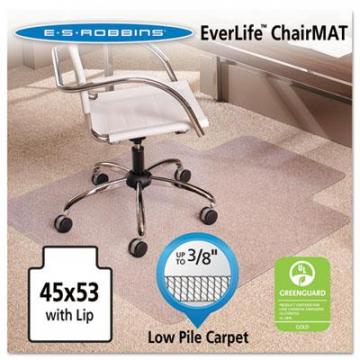 ES Robbins 128173 EverLife Moderate Use Chair Mat for Low Pile Carpet