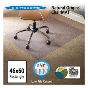ES Robbins 141052 Natural Origins Biobased Chair Mat for Carpet