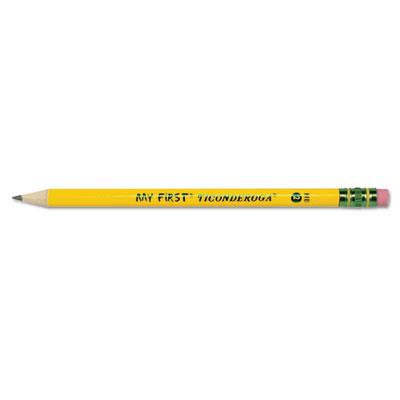 Ticonderoga 33312 My First Woodcase Pencil w/ Eraser
