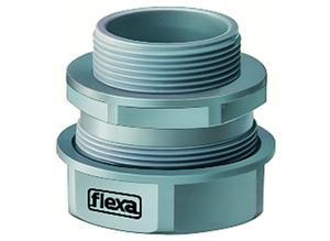 FLEXA Plastic tube coupling, 21 mm, Straight, Polypropylene